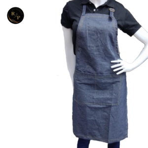 Delantal en índigo