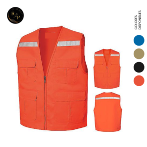 Chaleco Drill con reflectivo